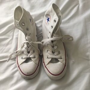 High Top White Converse